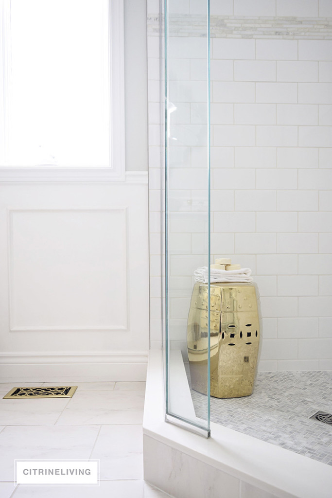 MARBLE SHOWER FLOOR CITRINELIVING