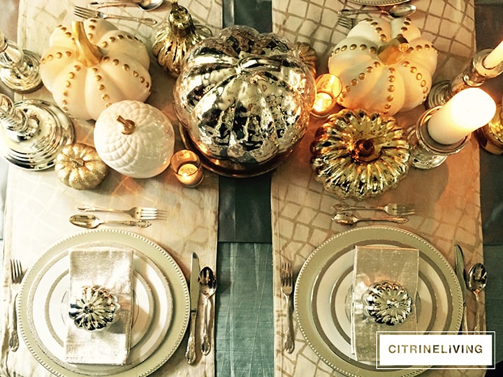 fall-tablescape-mercury-glass-pumpkins