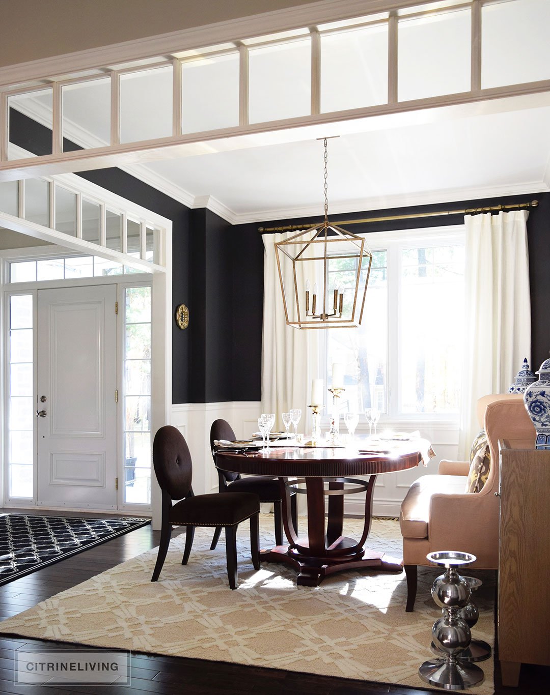 dining room entryway