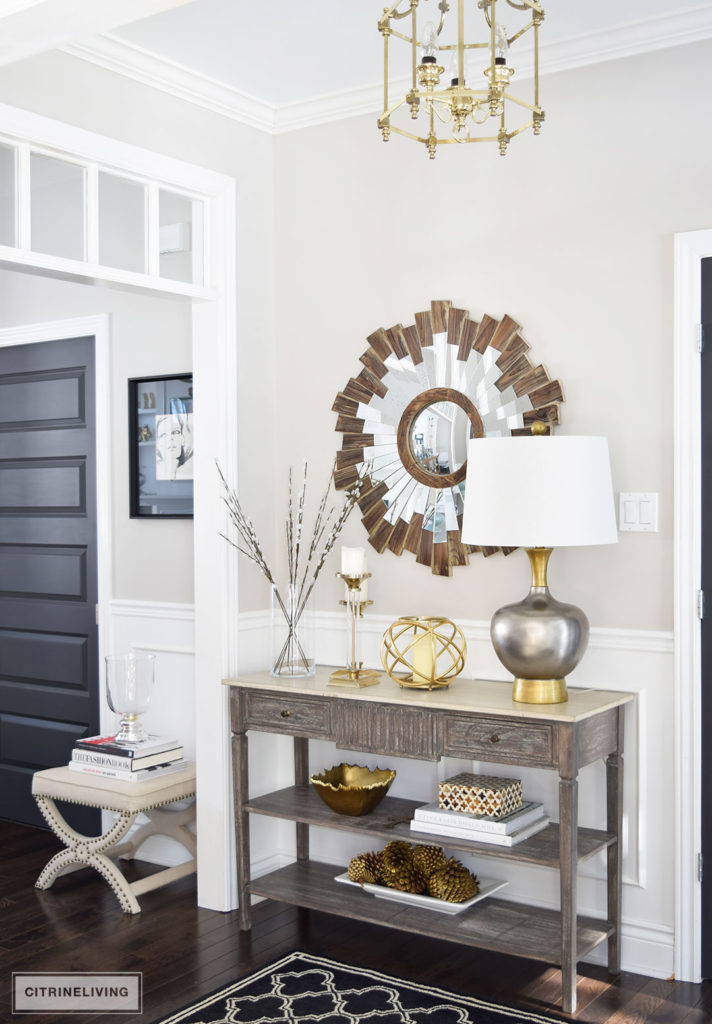 one-console-table-four-different-ways