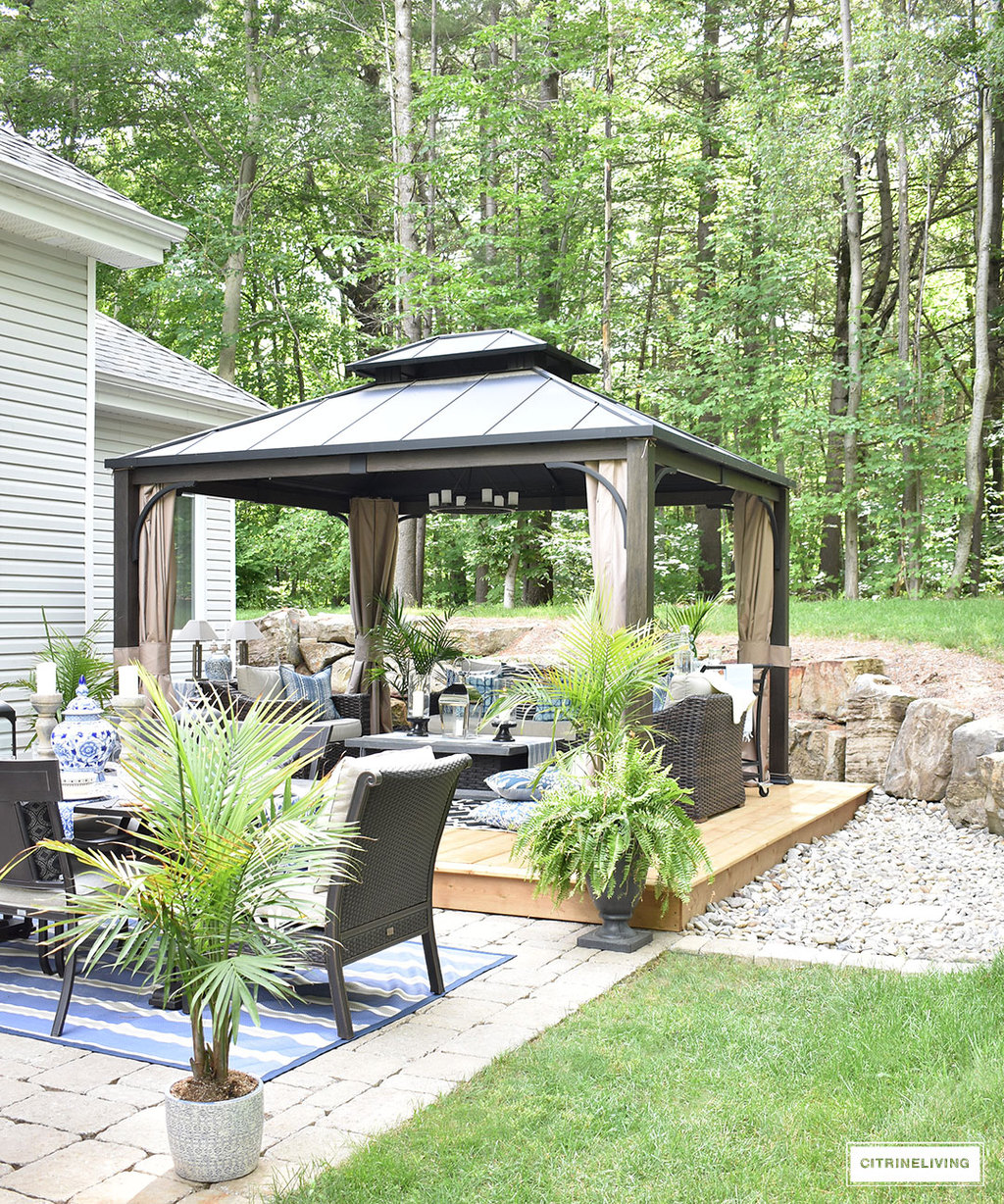 OUR NEW BACKYARD PATIO REVEAL PERFECT FOR ENTERTAINING