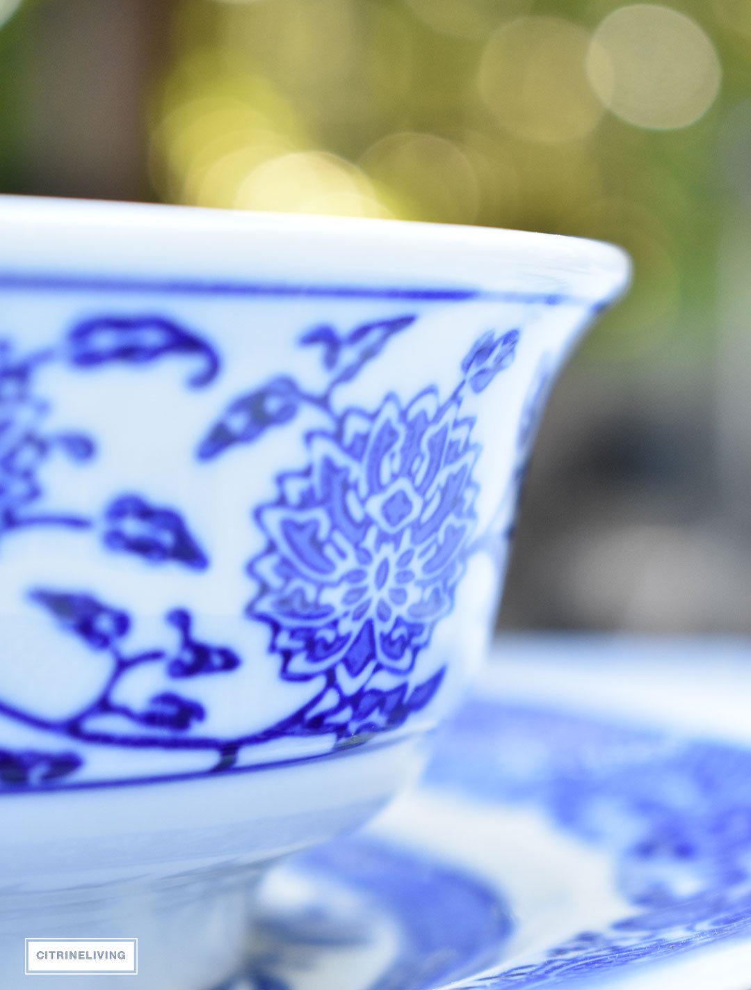 A mix of blue and white pattern on your table creates a refreshing and elegant setting for guests for Summer entertaining or any season.