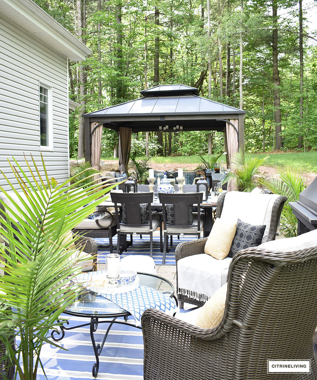 OUR NEW BACKYARD PATIO REVEAL PERFECT FOR ENTERTAINING