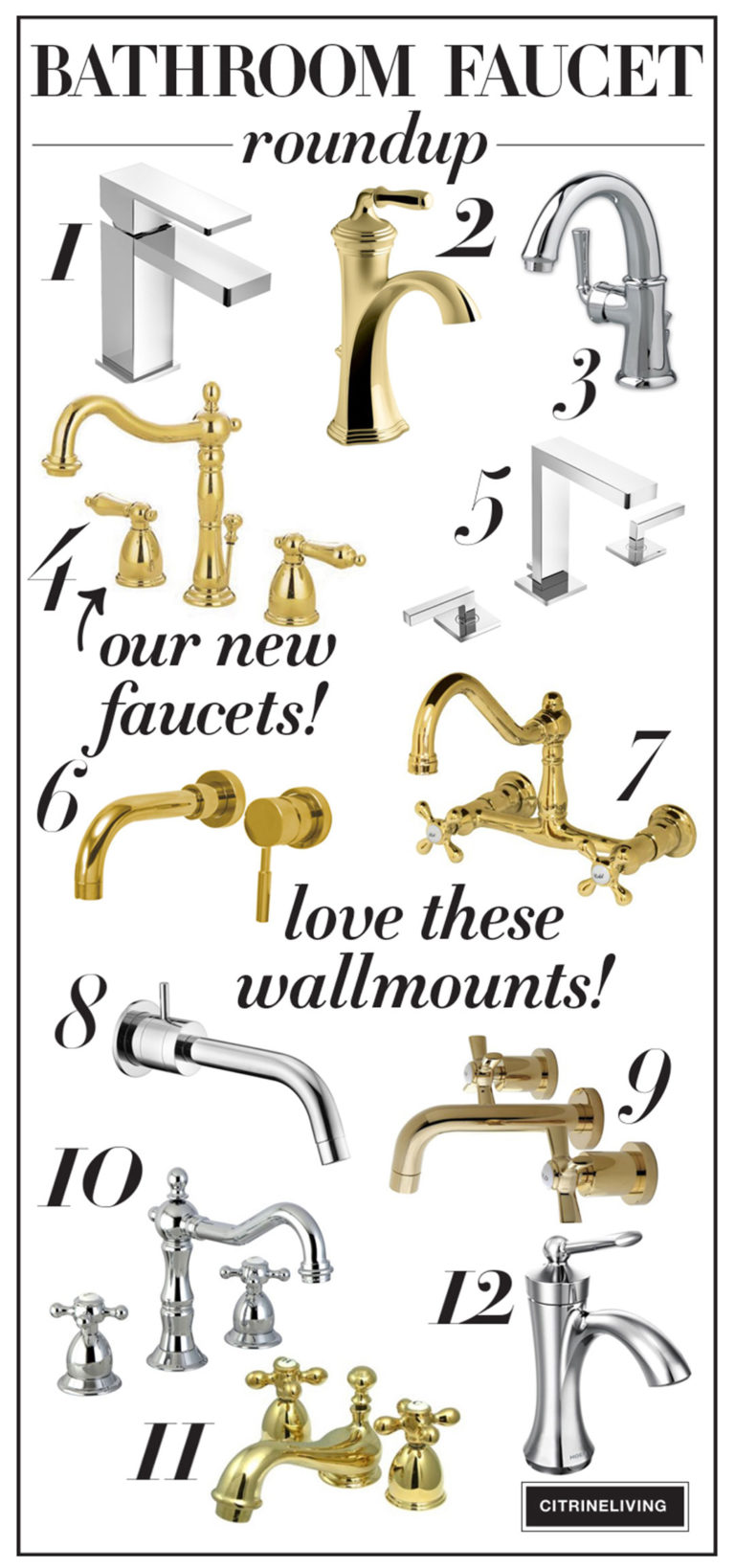 THE MOST BEAUTIFUL AND AFFORDABLE BATHROOM FAUCETS