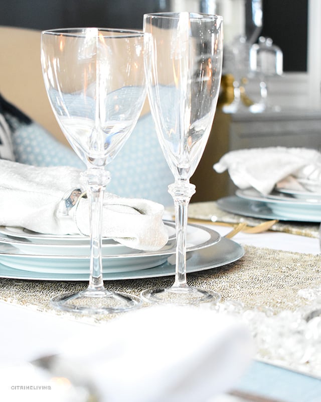 New year's tablescape