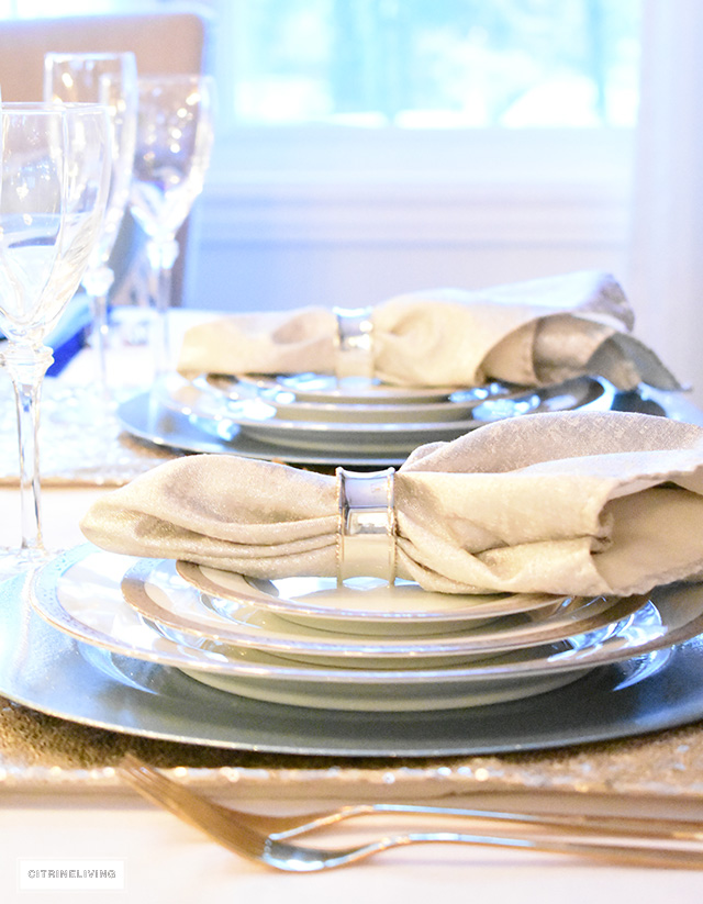 New year's tablescape