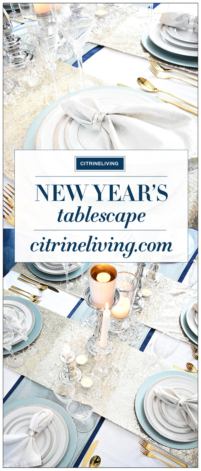 New Year's tablescape