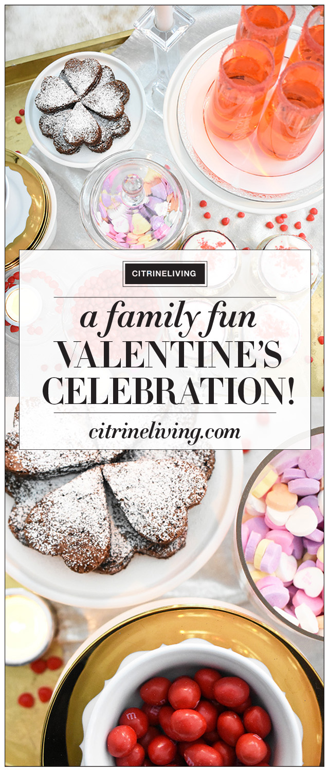 A no-fuss, quick and easy Valentine's day spread with treats the whole family will love - anyone can pull this off in no time!