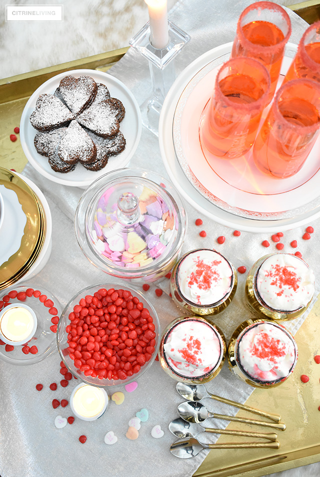 A no-fuss, quick and easy Valentine's day spread with treats the whole family will love - anyone can pull this off in no time!