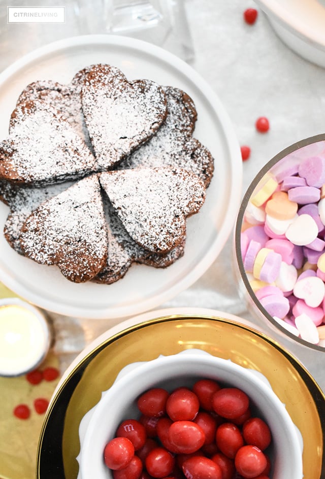 A no-fuss, quick and easy Valentine's day spread with treats the whole family will love - anyone can pull this off in no time!