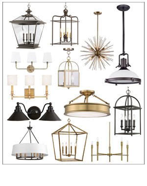 A ROUNDUP OF OUR HOME’S LIGHT FIXTURES