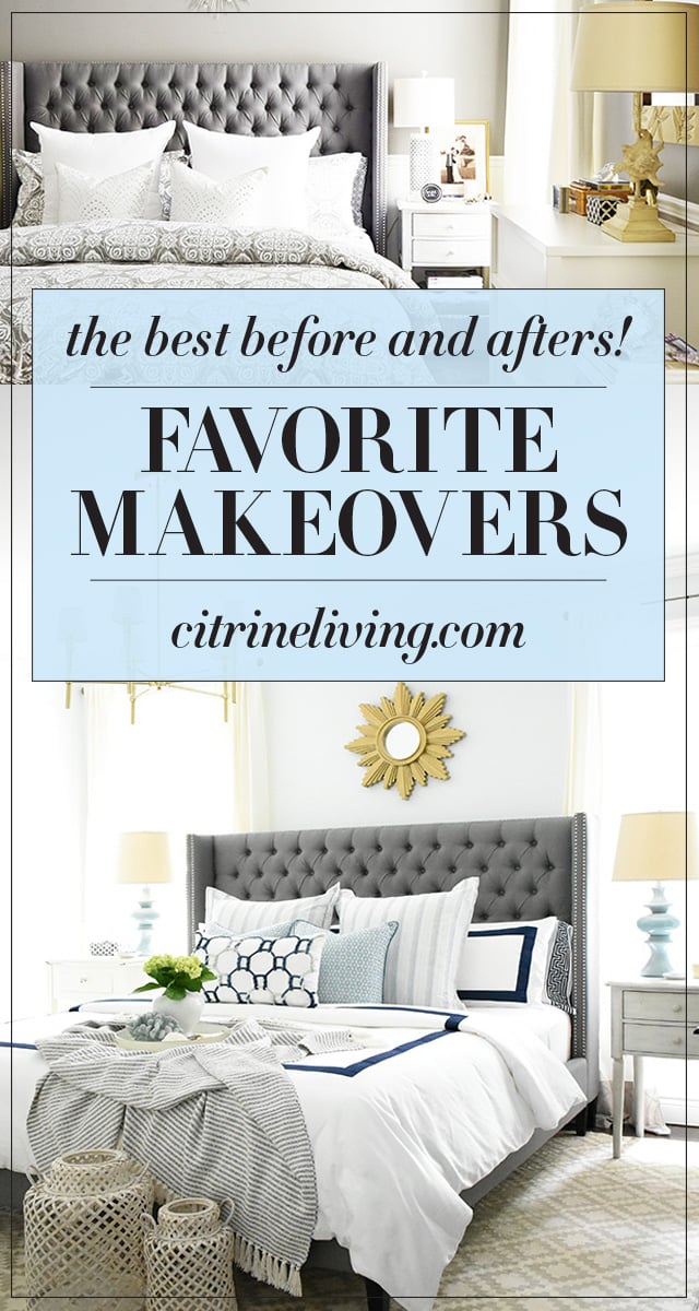 See these six favorite makeovers with gorgeous resluts! Bedrooms, bathrooms and an organized pantry, you'll want to use these ideas for your next makeover!