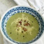 Delicious and quick cream of broccoli soup.