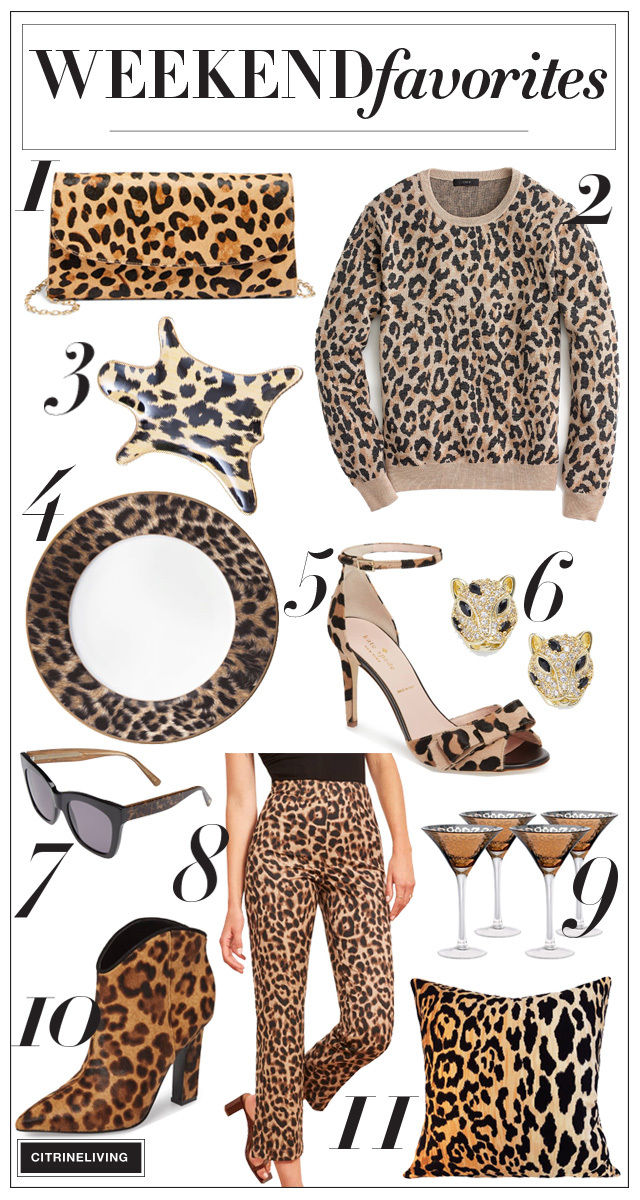 Classic leopard is always in style, whether you infuse it into your wardrobe, or sprinkle it around your home, this timeless print always makes a statement!
