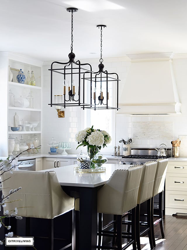 White and Grey Kitchen: A Hardware Update - CITRINELIVING