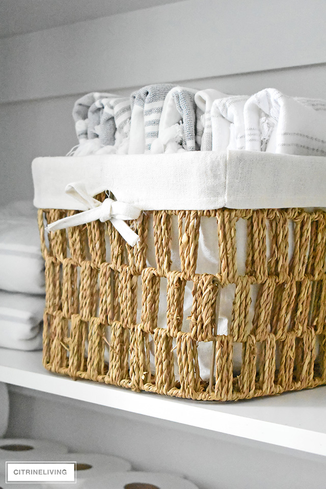 ORGANIZED LINEN CLOSET: THE REVEAL - CITRINELIVING