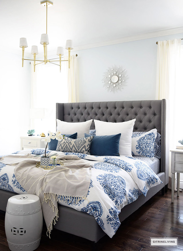 How To Style A Bed WIth Pillows - CITRINELIVING