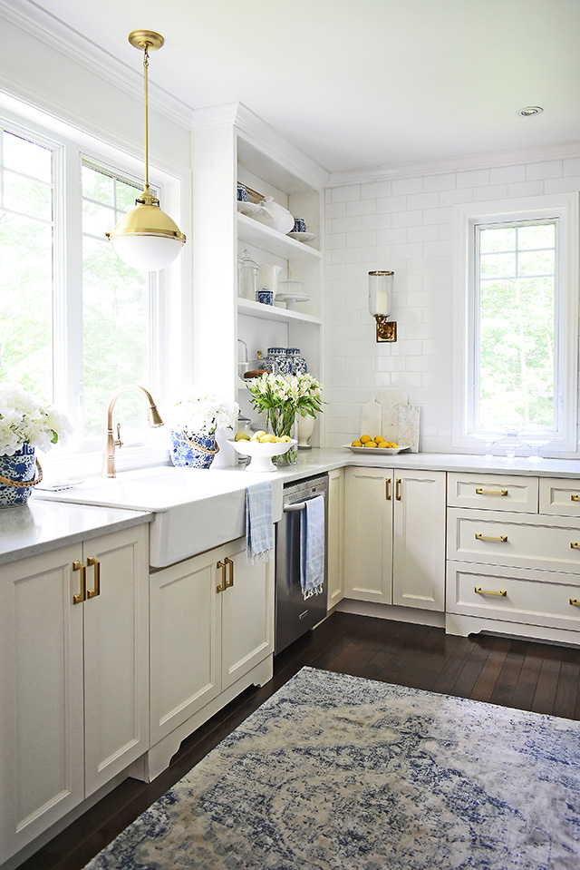 Our Cassidy faucet by @DeltaFaucet is one of my favorite additions we used to refresh our kitchen over the las year!