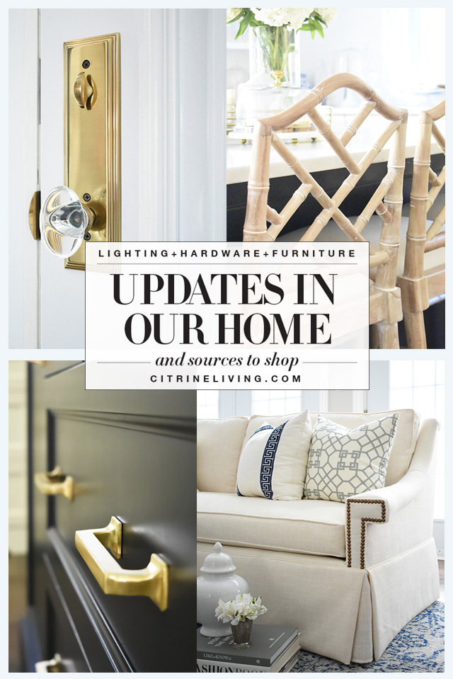 We've made many updates in our home over the last year - find them all in one blog post + sources!