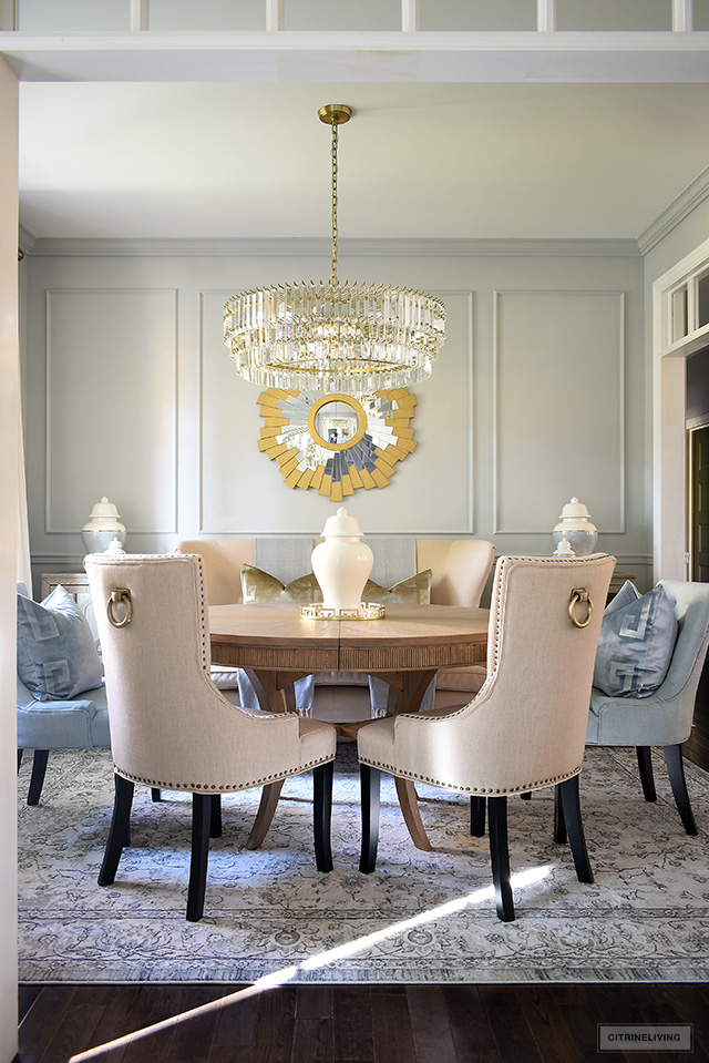 Chic Fall Dining Room Decorating, Casual Chic Dining Rooms