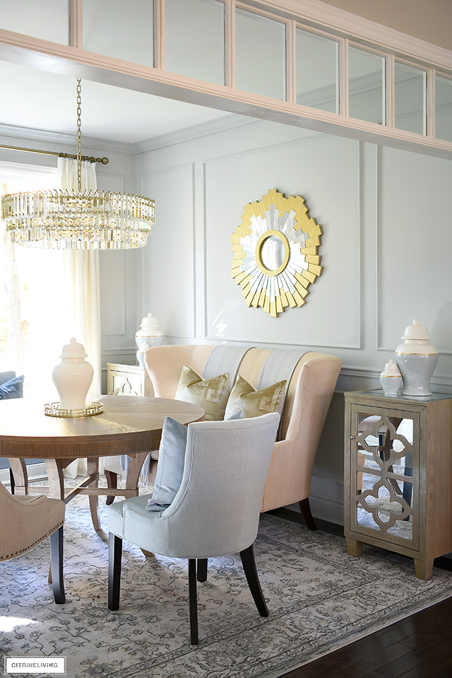 SOPHISTICATED + CHIC FALL DINING ROOM DECORATING