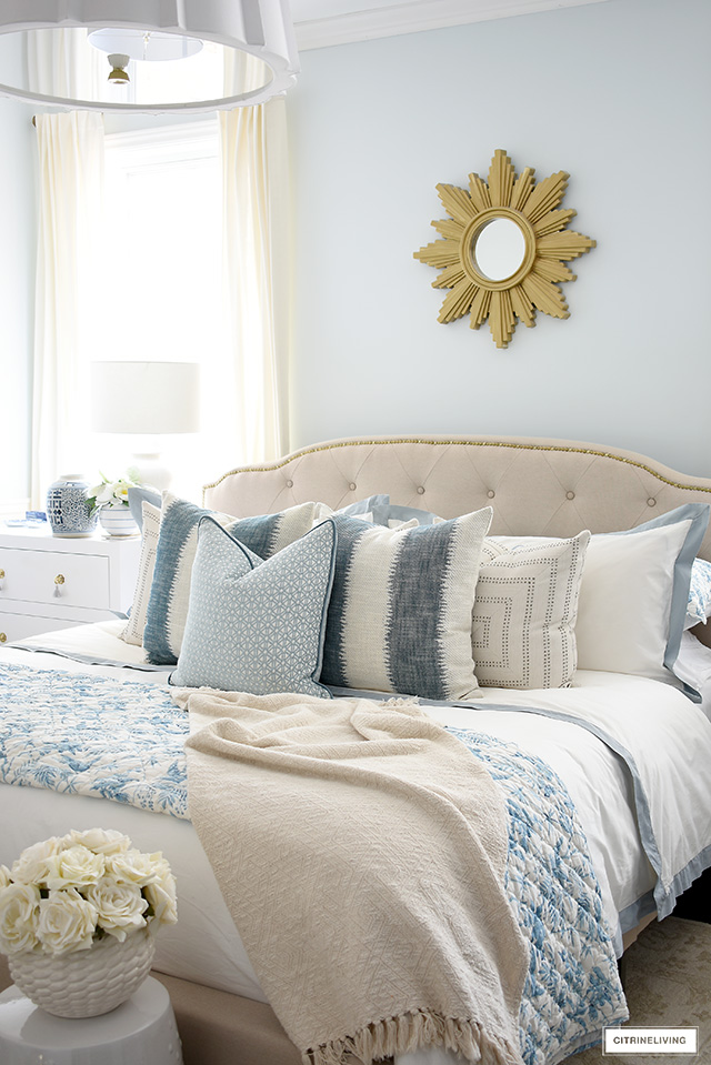 How To Style A Bed With Pillows Citrineliving