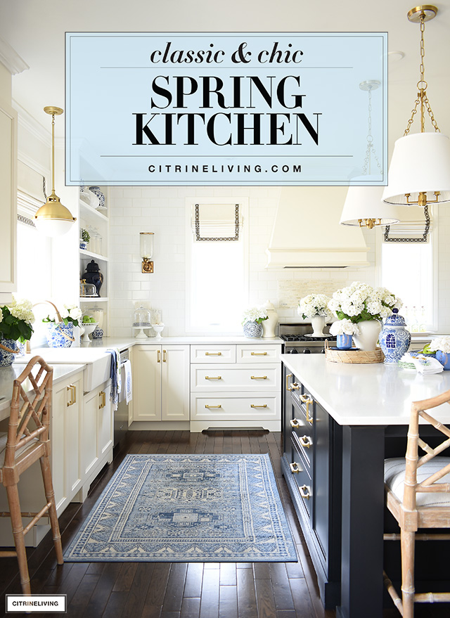 Classic Chic Spring Kitchen Decor Citrineliving