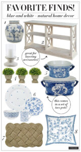 BLUE + WHITE + NATURAL HOME DECOR - CITRINELIVING