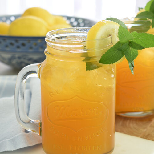 THE BEST SWEET ICED TEA WITH LEMON | CITRINELIVING