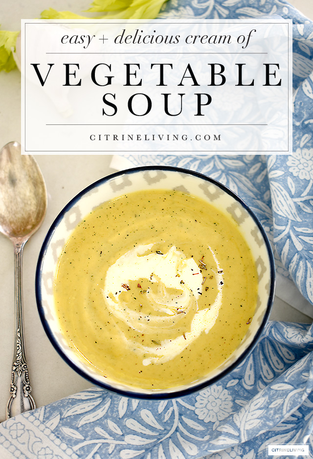 How to Make Pureed Soup with Any Vegetable
