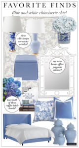 CHINOISERIE DECOR IN BLUE AND WHITE | CITRINELIVING