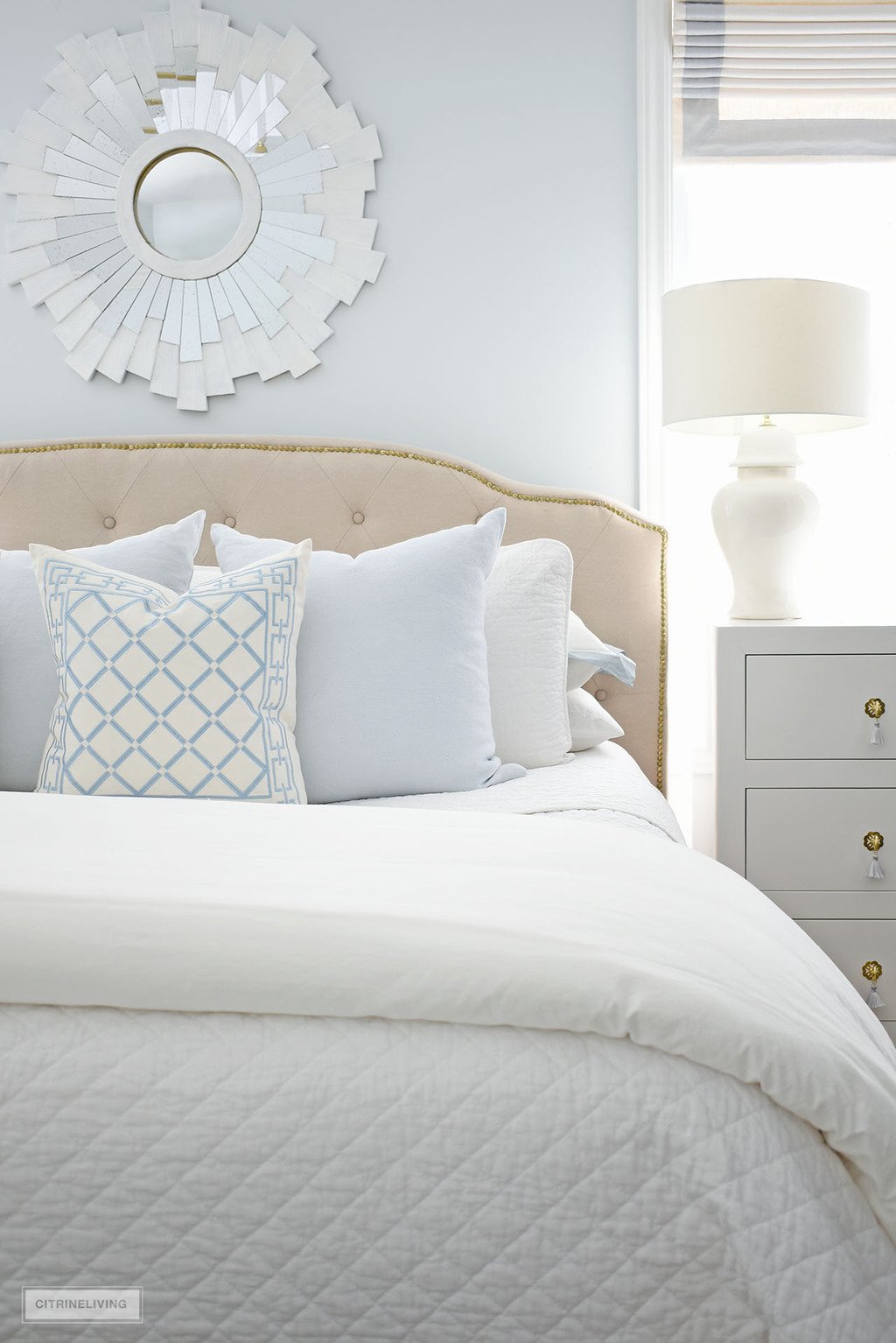 How To Style A Bed WIth Pillows - CITRINELIVING