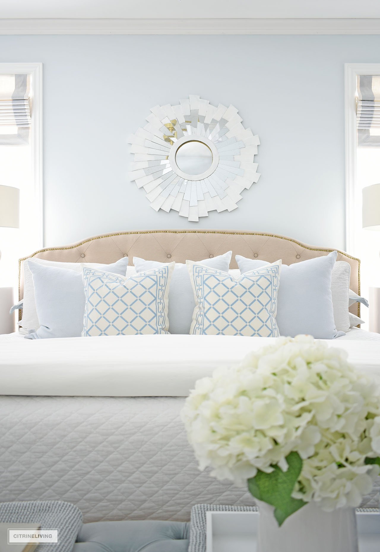 How To Style A Bed WIth Pillows - CITRINELIVING