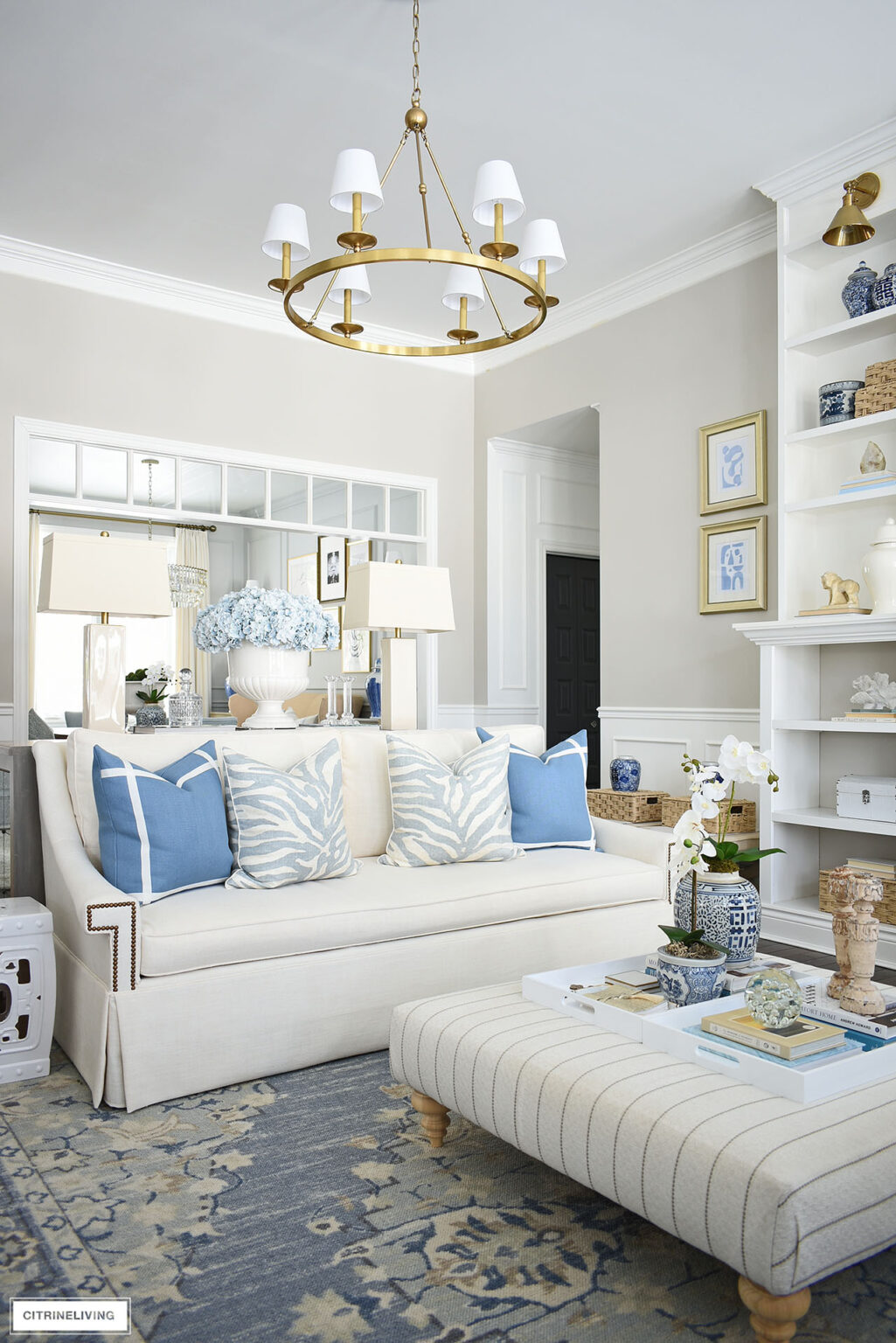 ELEGANT LIVING ROOM DECOR FOR SPRING | CitrineLiving