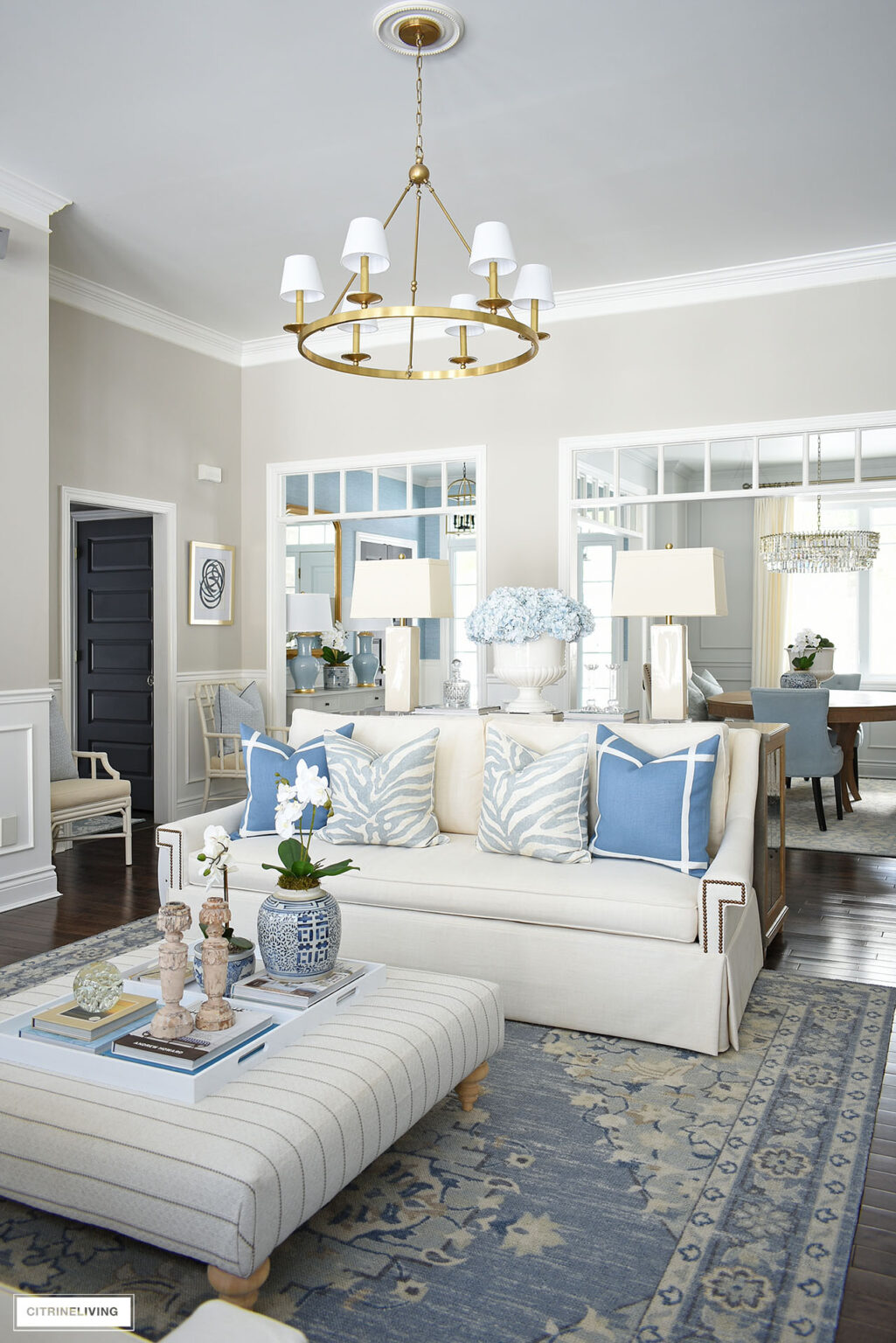 ELEGANT LIVING ROOM DECOR FOR SPRING | CitrineLiving