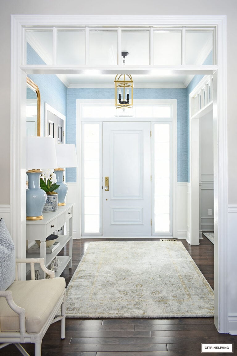 ELEGANT ENTRYWAY DECOR FOR SPRING | CITRINELIVING