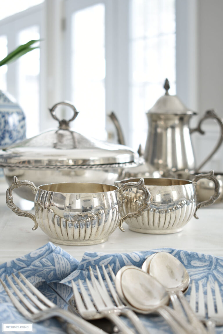 HOW TO CLEAN SILVERWARE EASILY | CITRINELIVING