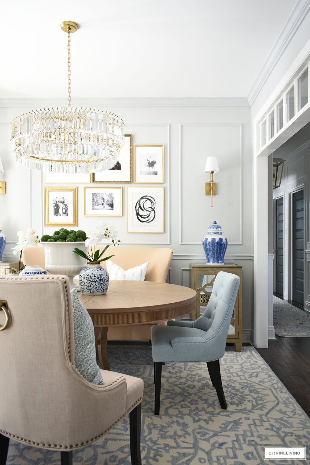 View of ELEGANT DINING ROOM DECOR FOR SPRING: BEAUTIFUL, SIMPLE TOUCHES ...