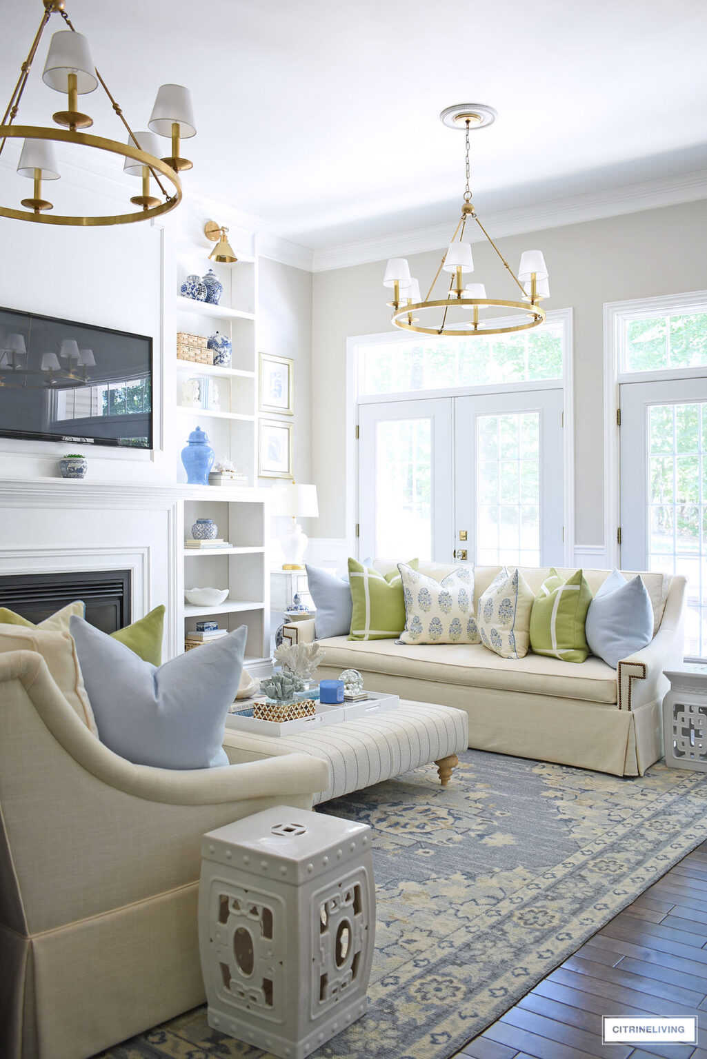 LIVING ROOM DECOR FOR SUMMER | CITRINELIVING