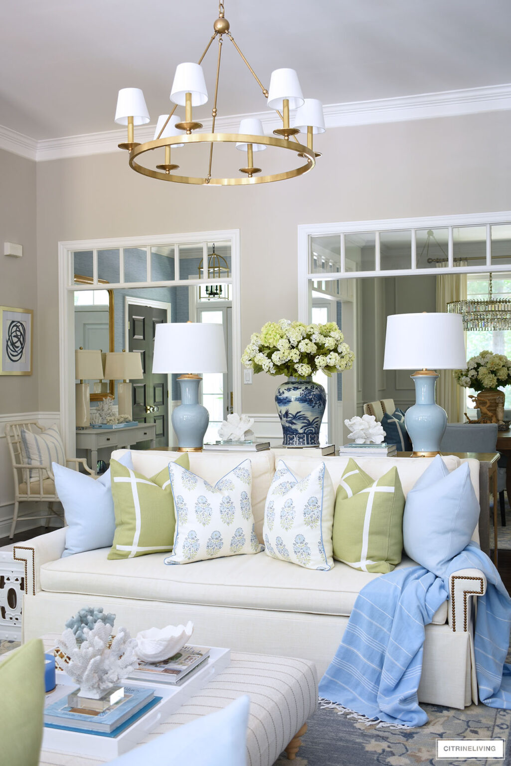LIVING ROOM DECOR FOR SUMMER | CITRINELIVING