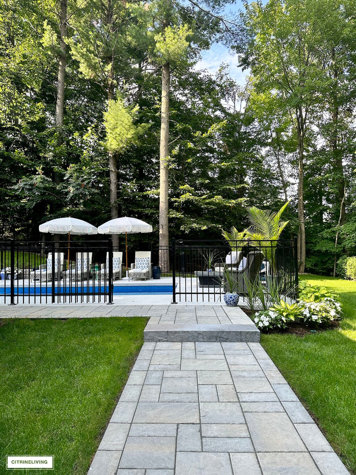 OUR RESORT STYLE POOL REVEAL | CITRINELIVING