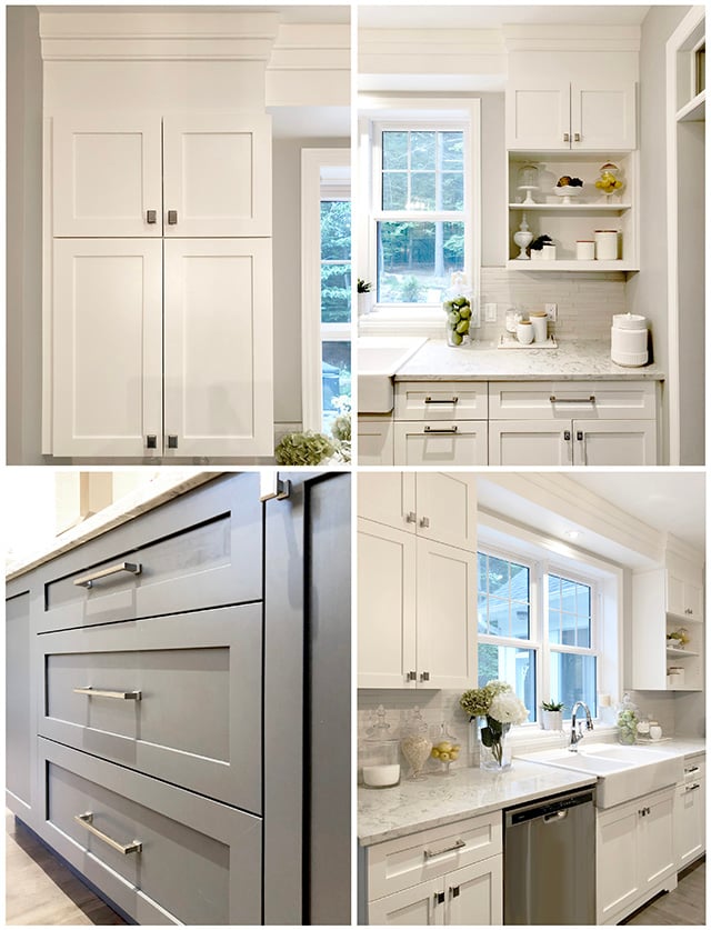 White and Grey Kitchen: A Hardware Update - CITRINELIVING