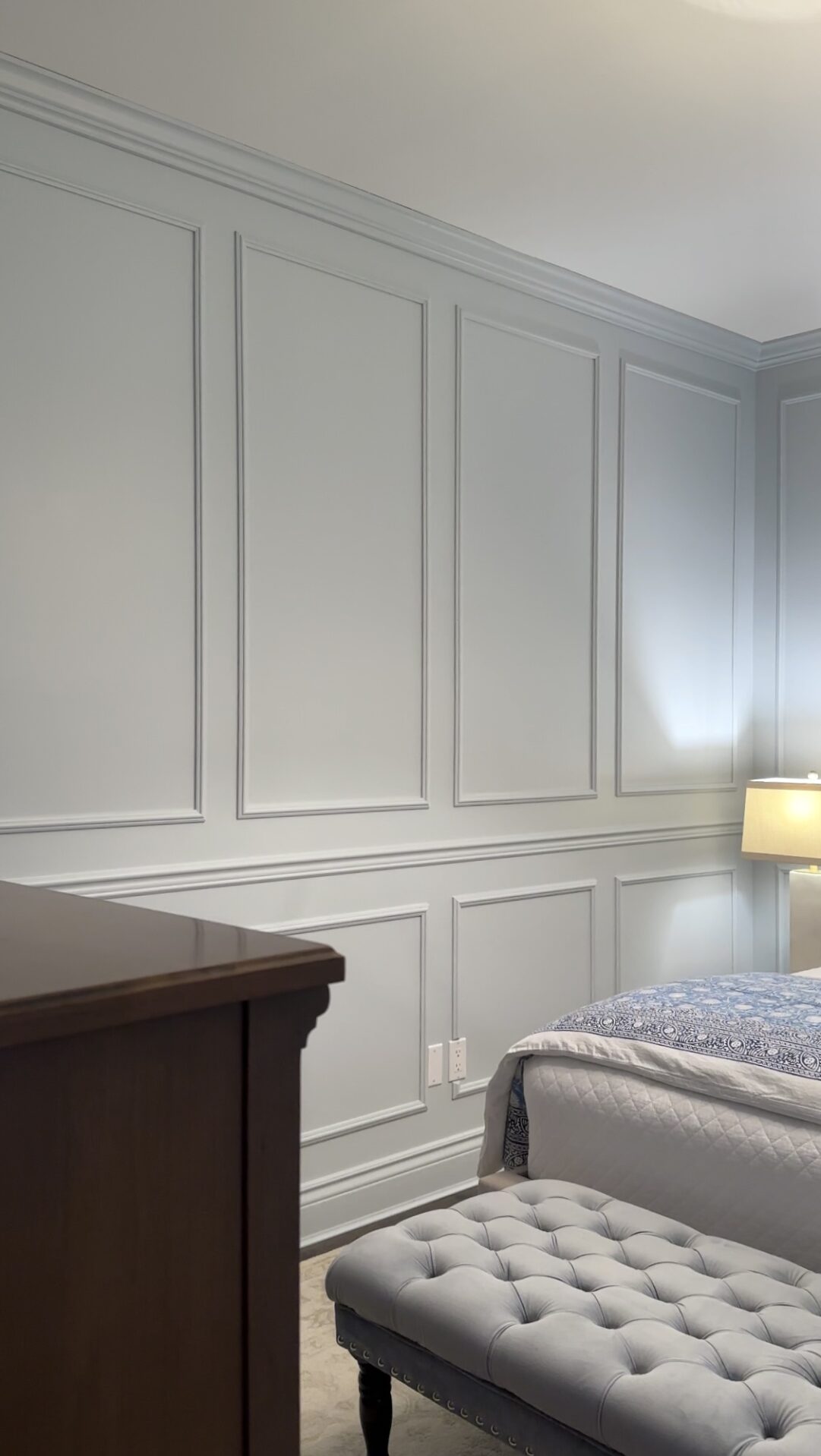 bedroom wall moldings