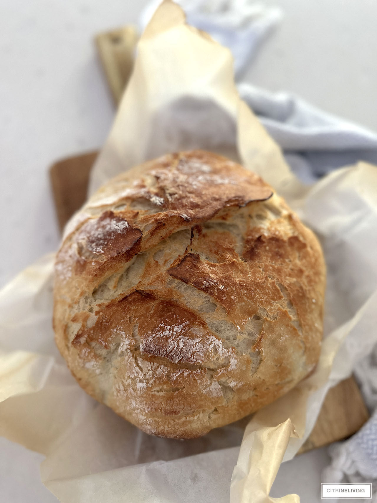 crusty homemade bread