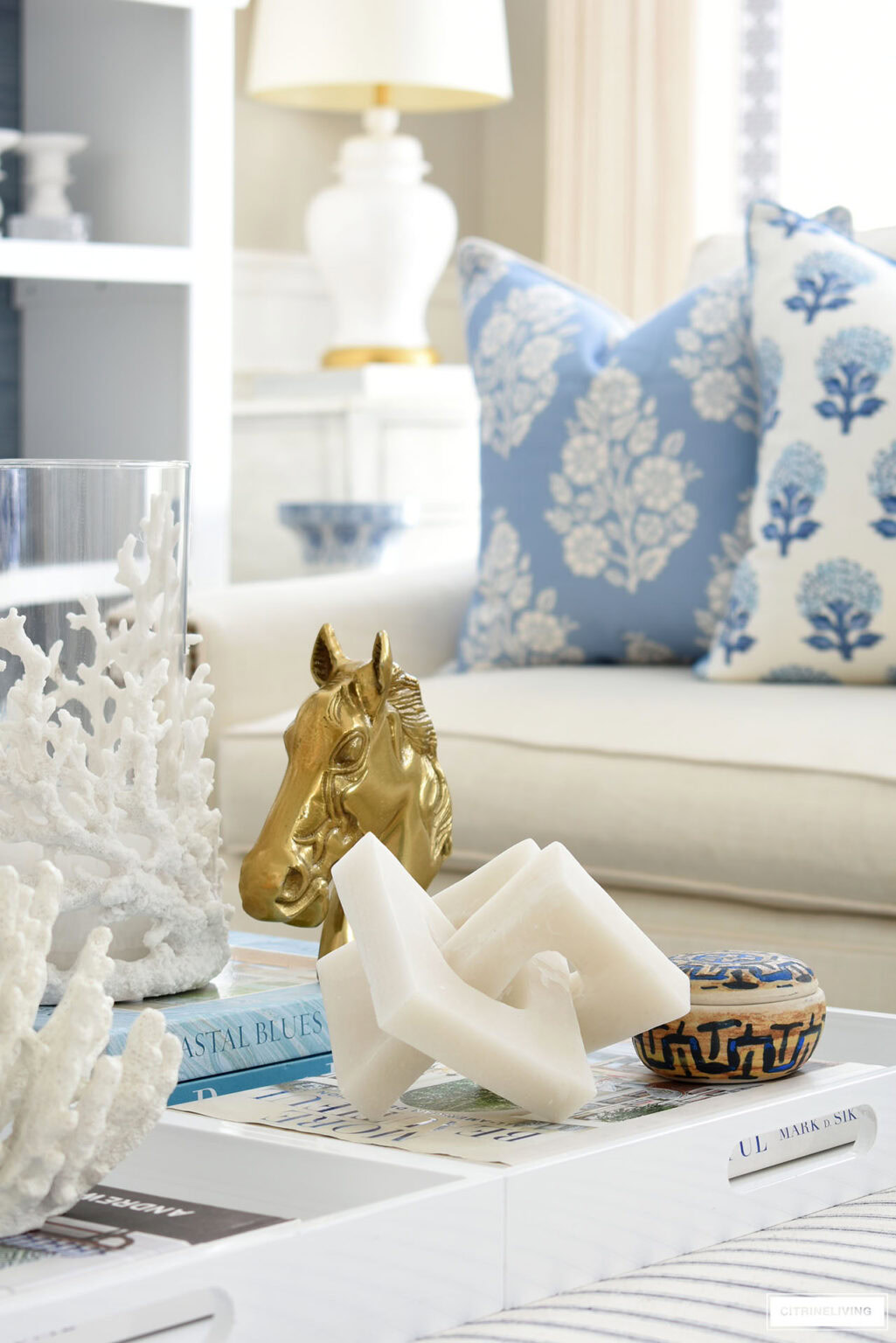 CHIC LIVING ROOM DECORATING | CITRINELIVING
