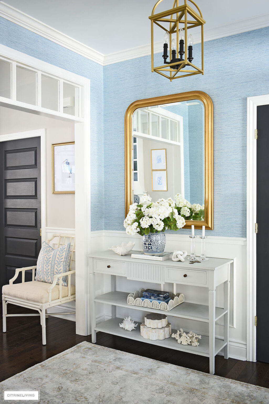 CHIC SPRING ENTRYWAY DECOR | CITRINELIVING