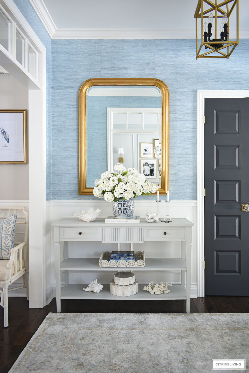 CHIC SPRING ENTRYWAY DECOR | CITRINELIVING