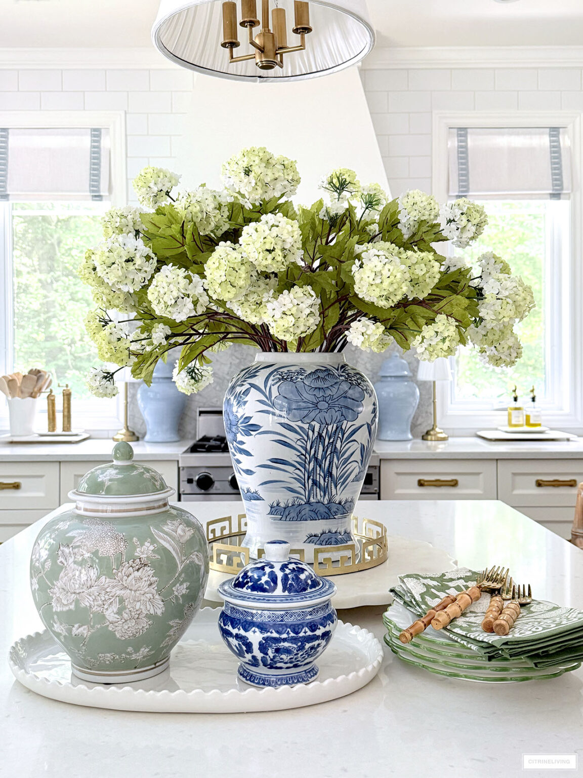 CHIC & SIMPLE SUMMER KITCHEN DECORATING IDEAS - CITRINELIVING