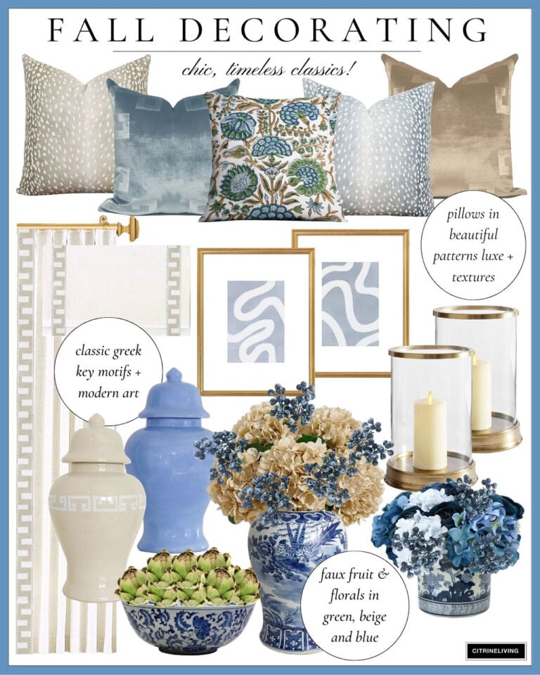 FALL HOME DECOR INSPIRATION IS HERE: RICH COLOR, PATTERN AND TEXTURE TO LOVE!