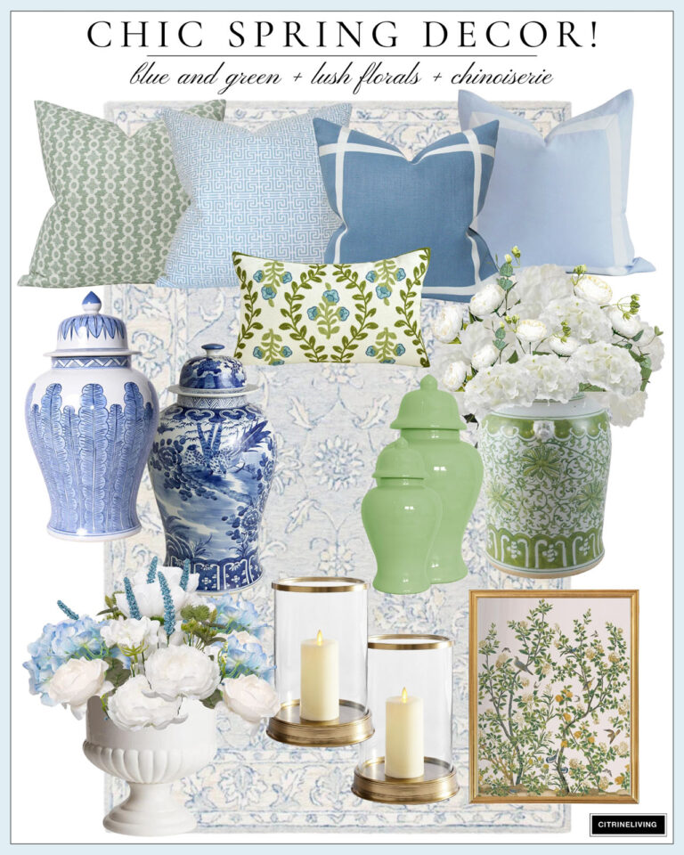 CHIC SPRING DECORATING PIECES!